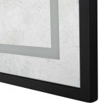 Homeroots - 32" Silver Wood Framed Accent Mirror - Image 5