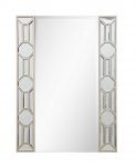 Homeroots - 35" Champagne Accent Wood Framed Mirror