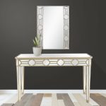 Homeroots - 35" Champagne Accent Wood Framed Mirror - Image 9