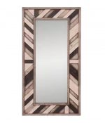 Homeroots - 71" Ivory and Gray Wood Framed Leaning Accent Mirror - Image 2