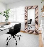 Homeroots - 71" Ivory and Gray Wood Framed Leaning Accent Mirror - Image 6