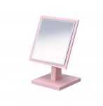Homeroots - Pink Rectangle Makeup Shaving Tabletop Mirror