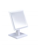 Homeroots - White Rectangle Makeup Shaving Tabletop Mirror - Image 2