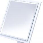 Homeroots - White Rectangle Makeup Shaving Tabletop Mirror - Image 3