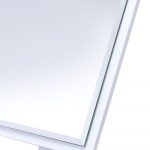 Homeroots - White Rectangle Makeup Shaving Tabletop Mirror - Image 4