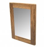 Homeroots - 15" Brown Solid Wood Framed Accent Mirror - Image 2
