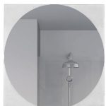 Homeroots - 24" Clear Square Framed Bathroom Over Vanity Mirror - Image 5