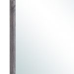 Homeroots - 35" Dark Gray Wood Framed Accent Mirror - Image 4