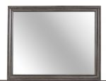 Homeroots - 37" Gray Wood Framed Accent Mirror - Image 2