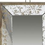 Homeroots - 12" Silver Metal Framed Antiqued Glass Accent Mirror - Image 6