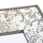 Homeroots - 24" Silver Glass Framed Accent Mirror - Image 6