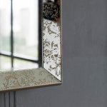 Homeroots - 15" Square Vintage Style Wall Mounted Accent Mirror - Image 5