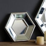 Homeroots - 12" Silver Hexagon Wall Mounted Accent Mirror - Image 6