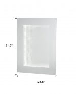 Homeroots - 32" Silver Lighted Frame Accent Mirror - Image 5