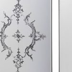 Homeroots - Set of Six Decorative Antiqued Glass Black Metal Framed Mirror Set - Image 7