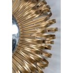 Homeroots - 27" Gold Sunburst Iron Framed Accent Mirror - Image 9