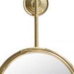 Homeroots - 29" Gold Round Iron Framed Accent Mirror - Image 3