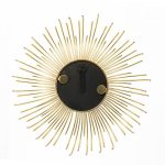 Homeroots - Set of Five Gold Sunburst Metal Framed Mirror Set - Image 3