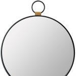 Homeroots - 23" Black Round Metal Framed Accent Mirror - Image 4