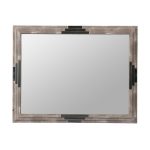 Homeroots - 28" Gray Framed Accent Mirror - Image 2