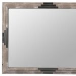 Homeroots - 28" Gray Framed Accent Mirror - Image 4