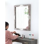 Homeroots - 28" Gray Framed Accent Mirror - Image 9