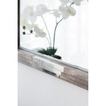 Homeroots - 28" Gray Framed Accent Mirror - Image 6