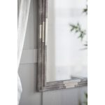 Homeroots - 28" Gray Framed Accent Mirror - Image 8