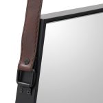 Homeroots - 32" Black Hexagon Wood Framed Accent Mirror - Image 6