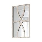 Homeroots - Set of Two White Wood Framed Accent Mirror - Image 3