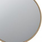 Homeroots - 32" Gold Crowned Top Iron Framed Accent Mirror - Image 5