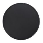 Homeroots - 36" Black Round Iron Framed Antiqued Glass Accent Mirror - Image 3