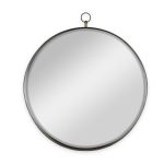Homeroots - 34" Gold Round Iron Framed Accent Mirror - Image 3