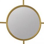 Homeroots - 16" Gold Iron Framed Accent Mirror - Image 3