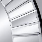 Homeroots - 24" Clear Round Beveled Glass Framed Accent Mirror - Image 7