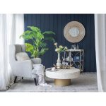 Homeroots - 31" Silver Round Dimensional Thick Frame Accent Mirror - Image 5