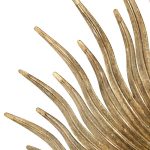 Homeroots - 28" Gold Sunburst Iron Framed Accent Mirror - Image 5