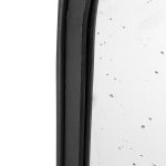 Homeroots - 42" Black Crowned Top Antiqued Glass Arch Framed Accent Mirror - Image 6