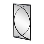 Homeroots - Set of Three Black Iron Framed Accent Mirror - Image 2