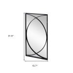 Homeroots - Set of Three Black Iron Framed Accent Mirror - Image 7