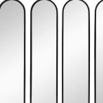 Homeroots - 36" Black Square Iron Framed Accent Mirror - Image 4