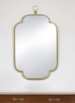 Homeroots - 36" Gold Novelty Iron Framed Accent Mirror