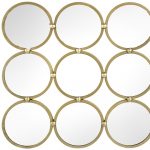 Homeroots - 27" Gold Square Iron Framed Accent Mirror - Image 4