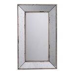 Homeroots - 24" Silver Framed Antiqued Accent Mirror - Image 2