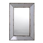 Homeroots - 20" Silver Framed Antiqued Accent Mirror - Image 2
