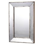 Homeroots - 20" Silver Framed Antiqued Accent Mirror - Image 3