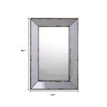 Homeroots - 20" Silver Framed Antiqued Accent Mirror - Image 5