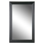 Homeroots - 26" Black Beveled Lines Framed Accent Mirror - Image 2