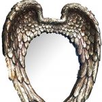 Homeroots - 22" Antiqued Gold Heart Resin Framed Accent Mirror - Image 4