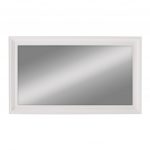 Homeroots - 28" White Rectangle Wall Mounted Full Length Hanging Mirror